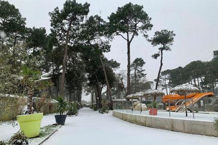 Saint-Brevin les Pins sous la neige